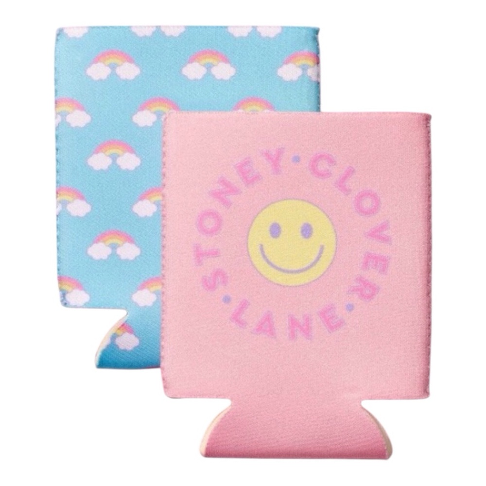 Stoney Clover Lane LIMITED EDITION Drink Sleeve Rainbow Design/Pink 2 Pack